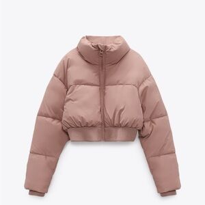 ZARA: CROP PUFFER JACKET